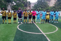 THE BRANCH FOOTBALL TEAM DURING ITS SPORT EVENT